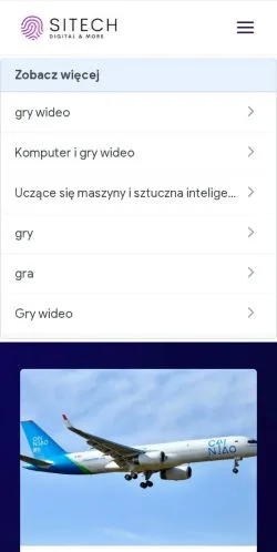 Anteprima del sito Sitech Portal Technologiczny, media di Polonia per articoli sponsorizzati