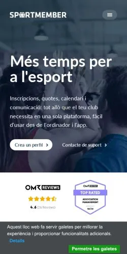 Anteprima del sito SportMember, media di Stati Uniti per articoli sponsorizzati