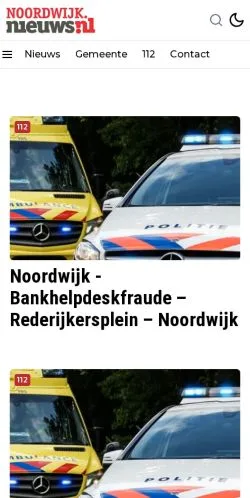 Anteprima del sito Noordwijk Nieuws, media di Paesi Bassi per articoli sponsorizzati
