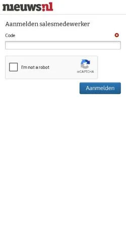 Podgląd witryny Verkoop portal Nieuws.nl, medium z kraju Holandia do artykułów sponsorowanych