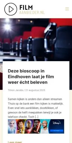 Podgląd witryny Filmaanbieder, medium z kraju Holandia do artykułów sponsorowanych