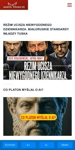 Podgląd witryny Gazeta Polska VOD, medium z kraju Polska do artykułów sponsorowanych