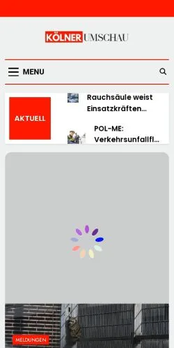 Podgląd witryny kölnerumschau, medium z kraju Niemcy do artykułów sponsorowanych