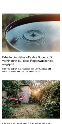 Anteprima del sito kreativergarten.de, media di Germania per articoli sponsorizzati