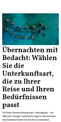Anteprima del sito urigerurlaub.de, media di Germania per articoli sponsorizzati