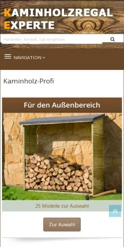 Anteprima del sito Kaminholzregal Profi, media di Germania per articoli sponsorizzati