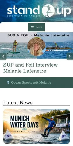 Anteprima del sito Standup Magazin, media di Germania per articoli sponsorizzati
