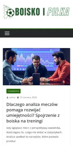Anteprima del sito Boisko i Piłka, media di Polonia per articoli sponsorizzati