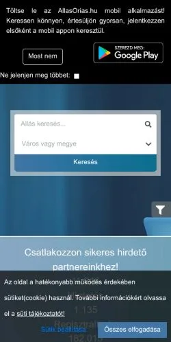 Anteprima del sito PecsAllas, media di Ungheria per articoli sponsorizzati