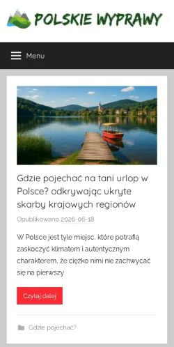 Anteprima del sito Polskie Wyprawy, media di Polonia per articoli sponsorizzati