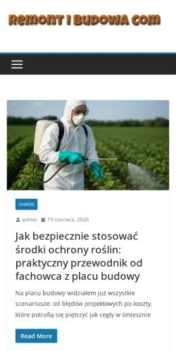 Anteprima del sito Remont i Budowa, media di Polonia per articoli sponsorizzati