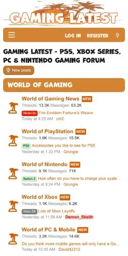 Anteprima del sito Gaming Latest, media di Stati Uniti per articoli sponsorizzati