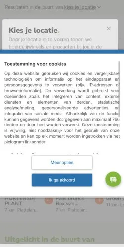 스폰서 기사용 네덜란드 매체 Kopen Bij De Boer 사이트 미리보기