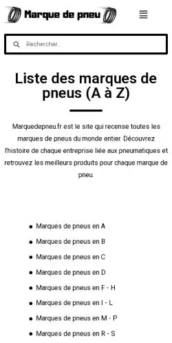 Anteprima del sito Marques De Pneus, media di Francia per articoli sponsorizzati