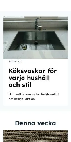 Anteprima del sito effektivfirma.se, media di Svezia per articoli sponsorizzati