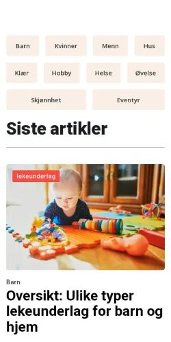 Podgląd witryny gavehelten.com, medium z kraju Norwegia do artykułów sponsorowanych