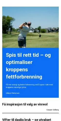 Vista previa del sitio guttemoro.com, medio de Noruega para artículos patrocinados