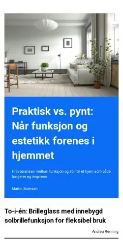 Forhåndsvisning av nettstedet handlemote.com, medium fra Norge for sponsede artikler