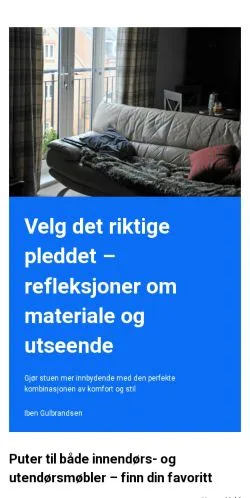 Vista previa del sitio livetsglede.com, medio de Noruega para artículos patrocinados