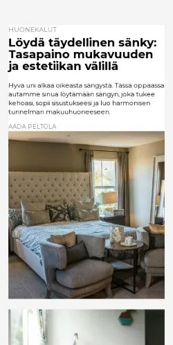 Podgląd witryny omarauha.fi, medium z kraju Finlandia do artykułów sponsorowanych
