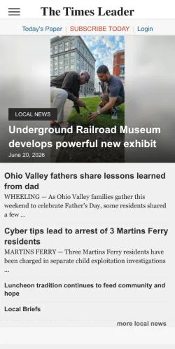 Anteprima del sito The Times Leader, media di Stati Uniti per articoli sponsorizzati