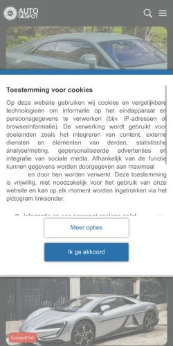 Voorbeeld van de site autogespot, medium uit Duitsland voor gesponsorde artikelen