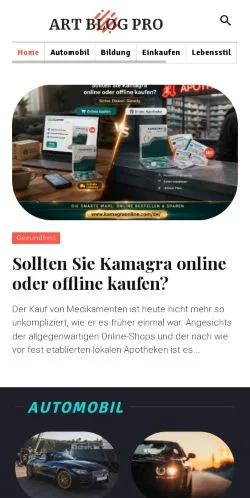Podgląd witryny Blogers Freak, medium z kraju Niemcy do artykułów sponsorowanych