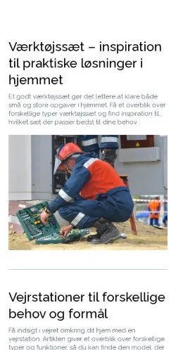 Podgląd witryny byggemaskinen.dk, medium z kraju Dania do artykułów sponsorowanych