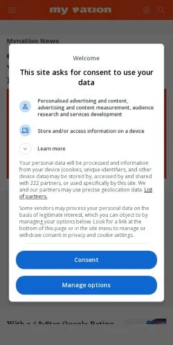スポンサード記事向けのアメリカ合衆国メディア、MyNationのサイトプレビュー