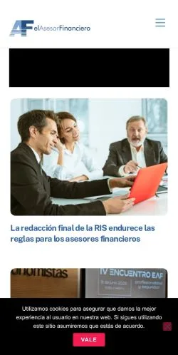 Anteprima del sito elasesorfinanciero, media di Spagna per articoli sponsorizzati