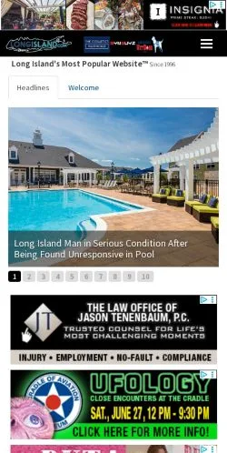 Voorbeeld van de site Long Island, medium uit Verenigde Staten voor gesponsorde artikelen
