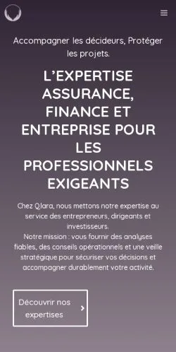 スポンサード記事向けのフランスメディア、Qlaraのサイトプレビュー