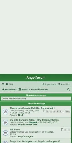 スポンサード記事向けのオーストリアメディア、Angelforumのサイトプレビュー