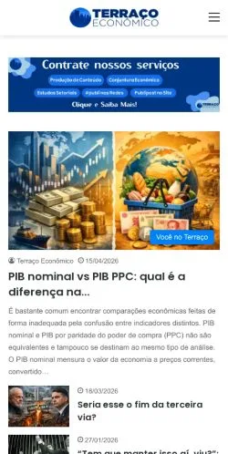 스폰서 기사용 브라질 매체 Página Inicial 사이트 미리보기