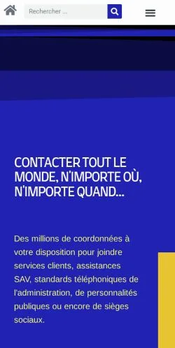 Vorschau der Website Comment-Contacter, Medium aus Frankreich für gesponserte Artikel
