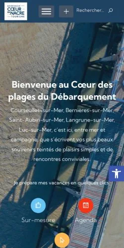 Anteprima del sito Coeur de Nacre Tourisme, media di Francia per articoli sponsorizzati