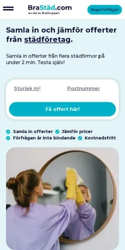 Aperçu du site Brastäd, média de Suède pour articles sponsorisés