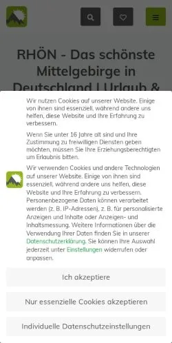 Anteprima del sito Rhön, media di Germania per articoli sponsorizzati