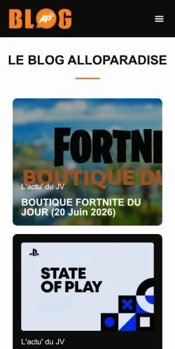 Anteprima del sito Allo Paradise, media di Francia per articoli sponsorizzati