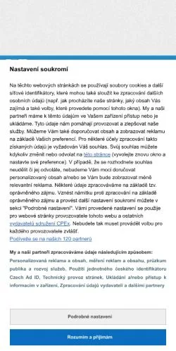 Vorschau der Website CDR, Medium aus Tschechien für gesponserte Artikel