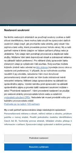 Podgląd witryny Diit, medium z kraju Czechy do artykułów sponsorowanych