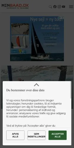 Forhåndsvisning af Minbaad, medie fra Danmark til sponsorerede artikler