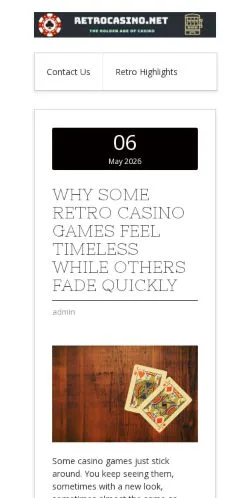스폰서 기사용 미국 매체 RetroCasino 사이트 미리보기