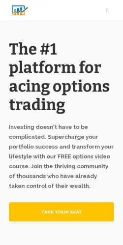 스폰서 기사용 미국 매체 #1 Options Strategies Center 사이트 미리보기
