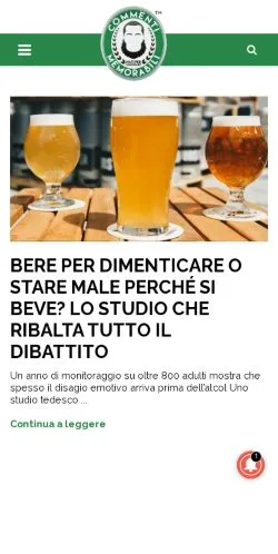 Anteprima del sito Commenti Memorabili, media di Italia per articoli sponsorizzati