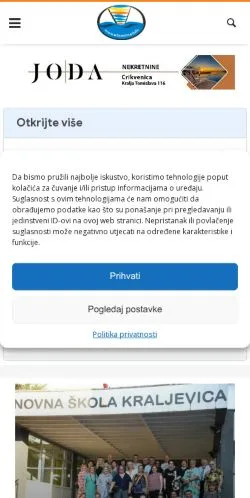 Anteprima del sito Tunera, media di Croazia per articoli sponsorizzati