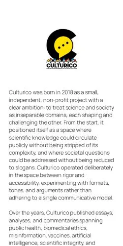 스폰서 기사용 미국 매체 Culturico 사이트 미리보기