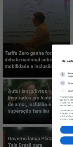 Anteprima del sito Baixada Fácil, media di Brasile per articoli sponsorizzati