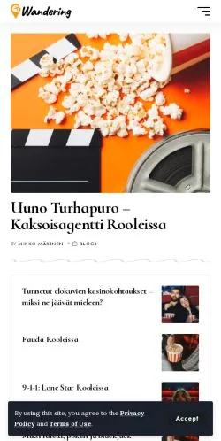 Podgląd witryny ElokuvaMagasiini, medium z kraju Finlandia do artykułów sponsorowanych