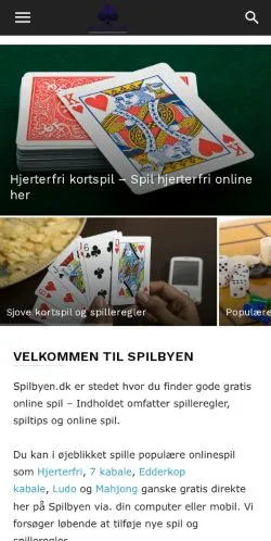 Anteprima del sito Spilbyen, media di Danimarca per articoli sponsorizzati
